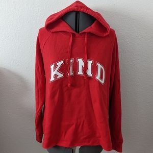 KIND Red Graphic Hoodie